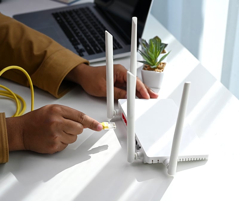 Home Wi-Fi and broadband connection